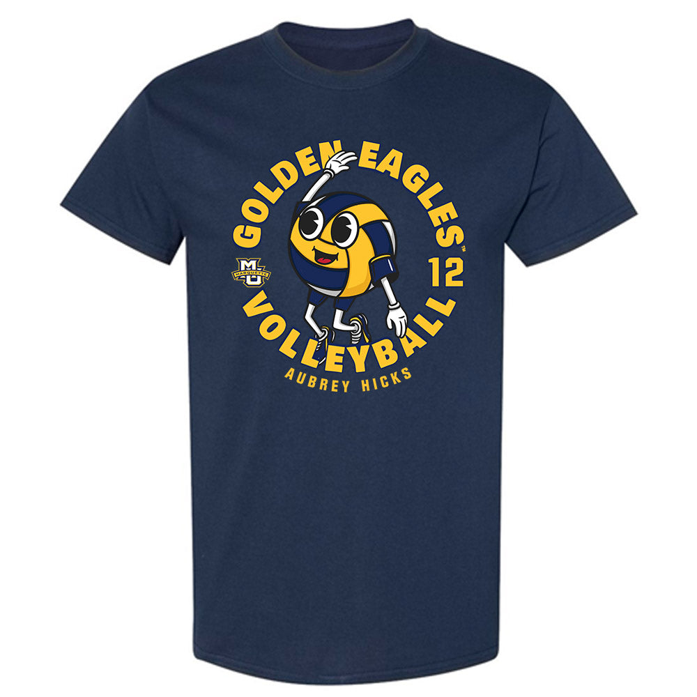 Marquette - NCAA Women's Volleyball : Aubrey Hicks - Fashion Shersey T-Shirt-0