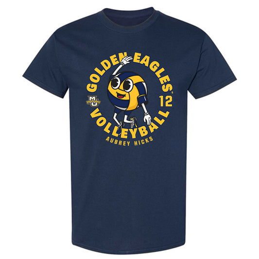 Marquette - NCAA Women's Volleyball : Aubrey Hicks - Fashion Shersey T-Shirt-0