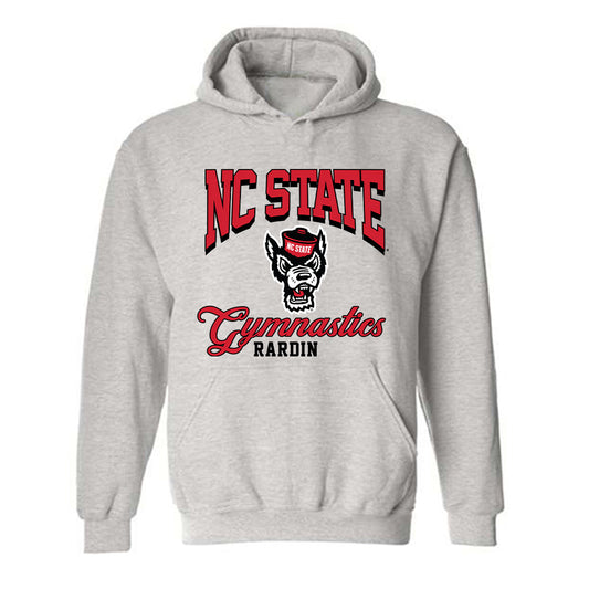 NC State - NCAA Women's Gymnastics : Autumn Rardin - Fashion Shersey Hooded Sweatshirt-0