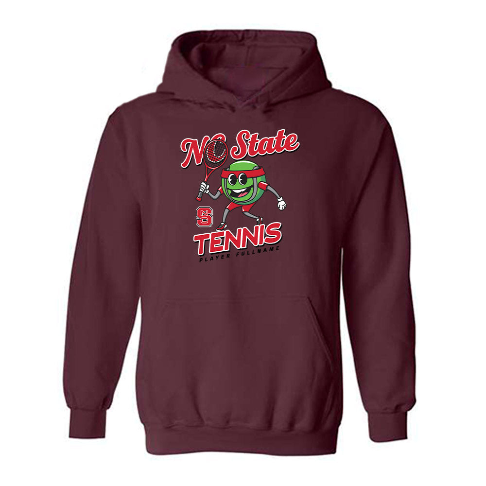 NC State - NCAA Men's Tennis : Cody Benton - Fashion Shersey Hooded Sweatshirt-0