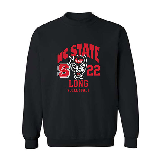 NC State - NCAA Women's Volleyball : Eva Long - Fashion Shersey Crewneck Sweatshirt-0
