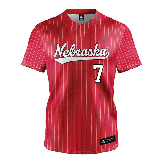 Nebraska - NCAA Softball : Ava Kuszak - Scarlet Jersey-0