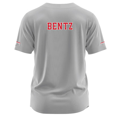 Nebraska - NCAA Softball : Cali Bentz - Grey Jersey-1