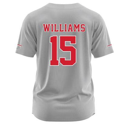 Nebraska - NCAA Softball : Kennadi Williams - Grey Jersey-1