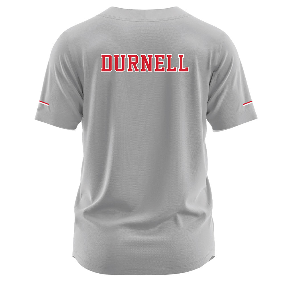 Nebraska - NCAA Softball : Alli Durnell - Grey Jersey