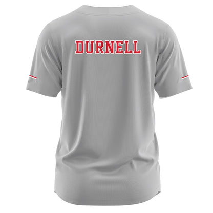 Nebraska - NCAA Softball : Alli Durnell - Grey Jersey