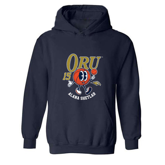 Oral Roberts - NCAA Women's Basketball : Alana Shetlar - Fashion Shersey Hooded Sweatshirt-0