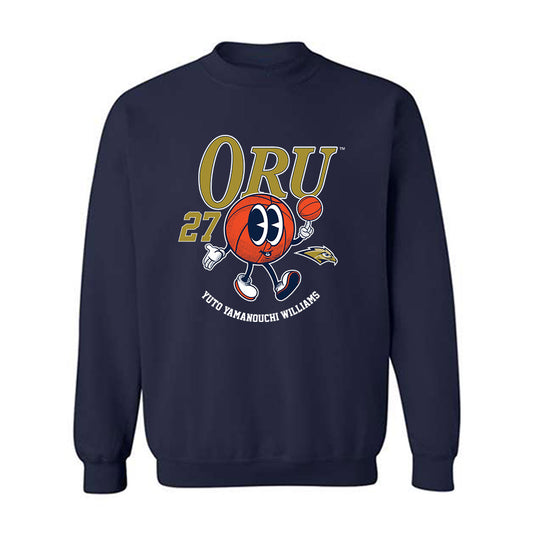 Oral Roberts - NCAA Men's Basketball : Yuto Yamanouchi williams - Fashion Shersey Crewneck Sweatshirt-0