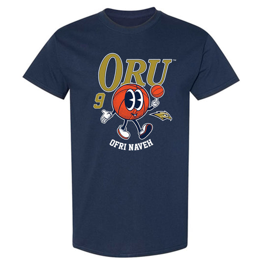 Oral Roberts - NCAA Men's Basketball : Ofri Naveh - Fashion Shersey T-Shirt-0