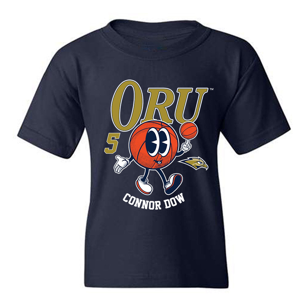 Oral Roberts - NCAA Men's Basketball : Connor Dow - Fashion Shersey Youth T-Shirt-0