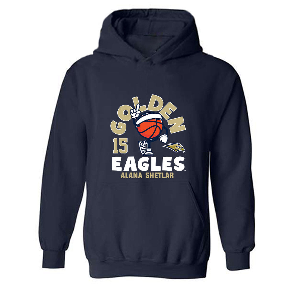 Oral Roberts - NCAA Women's Basketball : Alana Shetlar - Fashion Shersey Hooded Sweatshirt-0