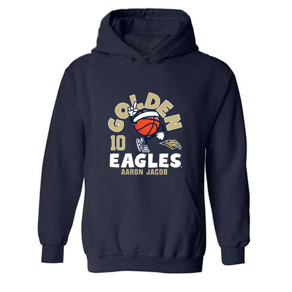 Oral Roberts - NCAA Men's Basketball : Aaron Jacob - Fashion Shersey Hooded Sweatshirt-0