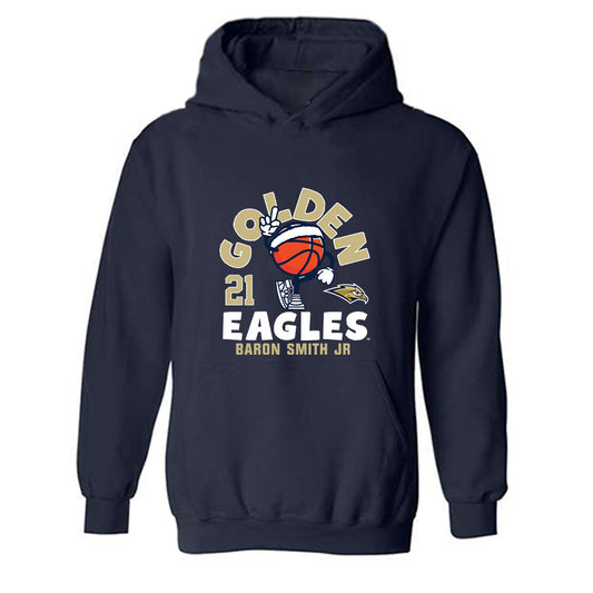 Oral Roberts - NCAA Men's Basketball : Baron Smith Jr - Fashion Shersey Hooded Sweatshirt-0