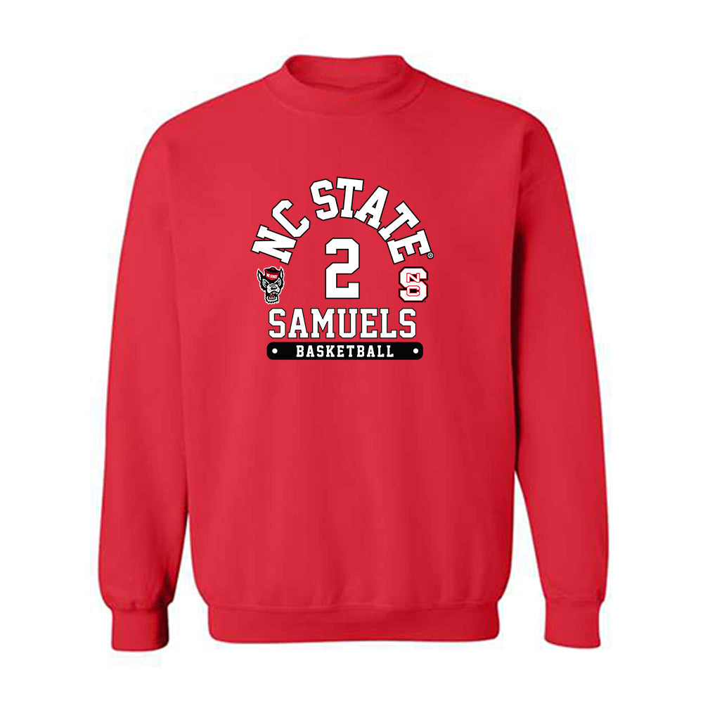 NC State - NCAA Women's Basketball : Qadence Samuels - Fashion Shersey Crewneck Sweatshirt-0