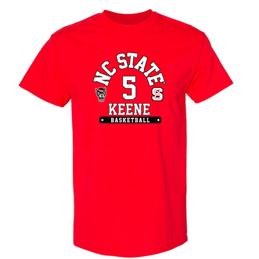 NC State - NCAA Men's Basketball : RJ Keene - Fashion Shersey T-Shirt-0