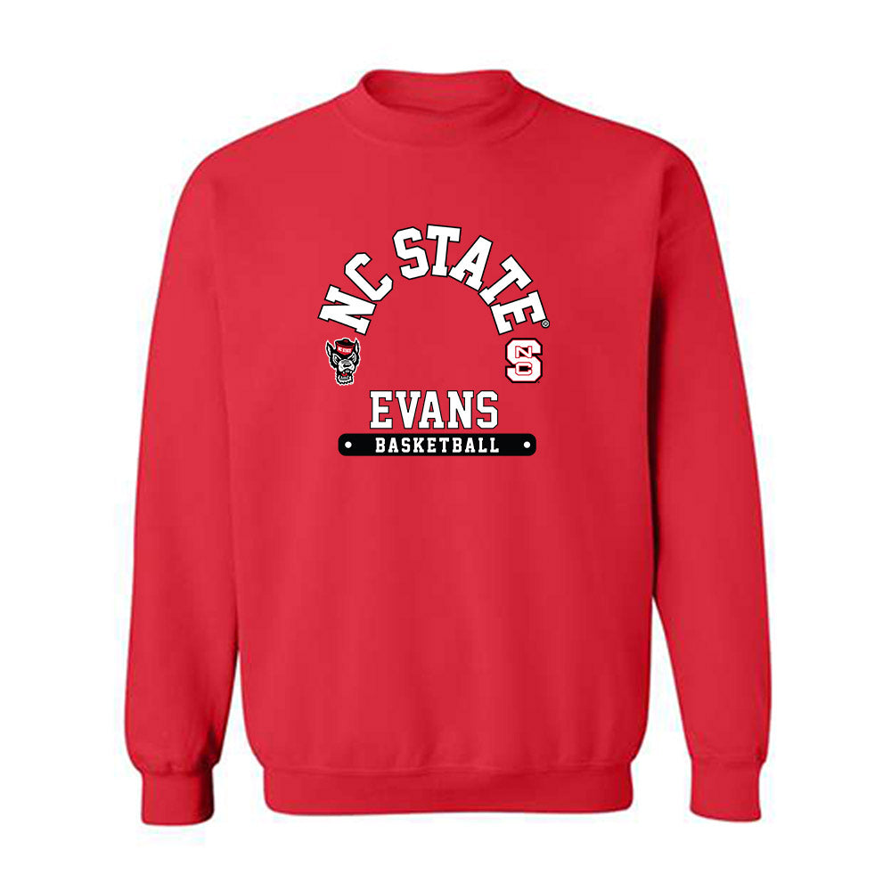 NC State - NCAA Men's Basketball : Kyle Evans - Fashion Shersey Crewneck Sweatshirt-0