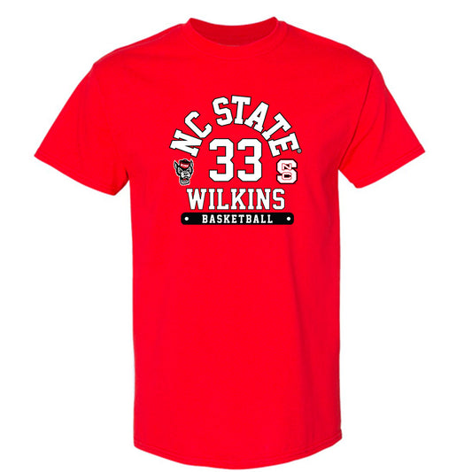 NC State - NCAA Men's Basketball : Zymicah Wilkins - Fashion Shersey T-Shirt-0