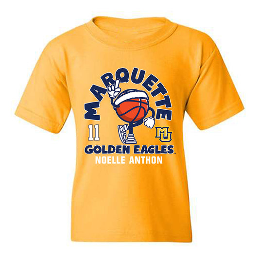 Marquette - NCAA Women's Basketball : Noelle Anthon - Fashion Shersey Youth T-Shirt-0