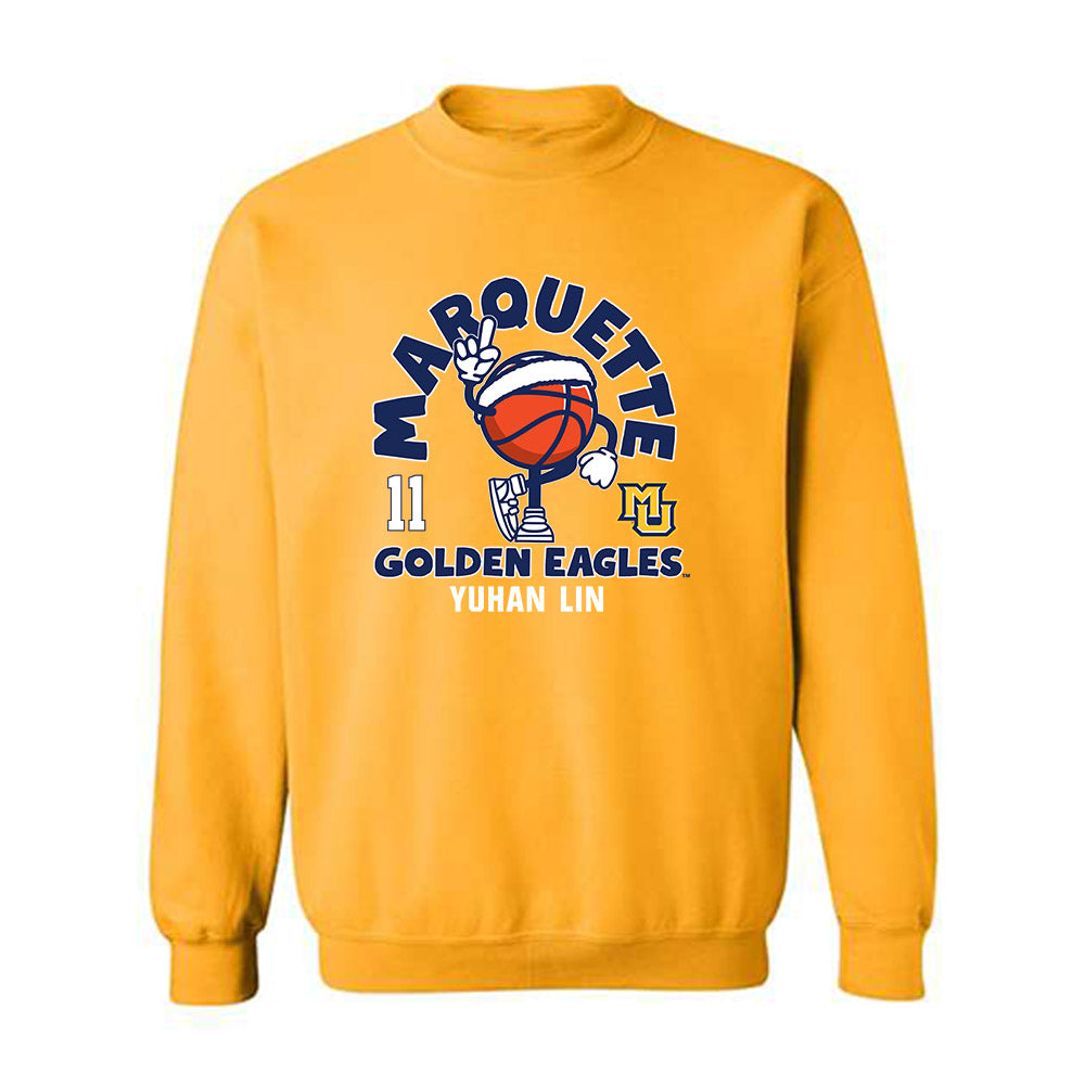Marquette - NCAA Women's Basketball : Yuhan Lin - Fashion Shersey Crewneck Sweatshirt-0
