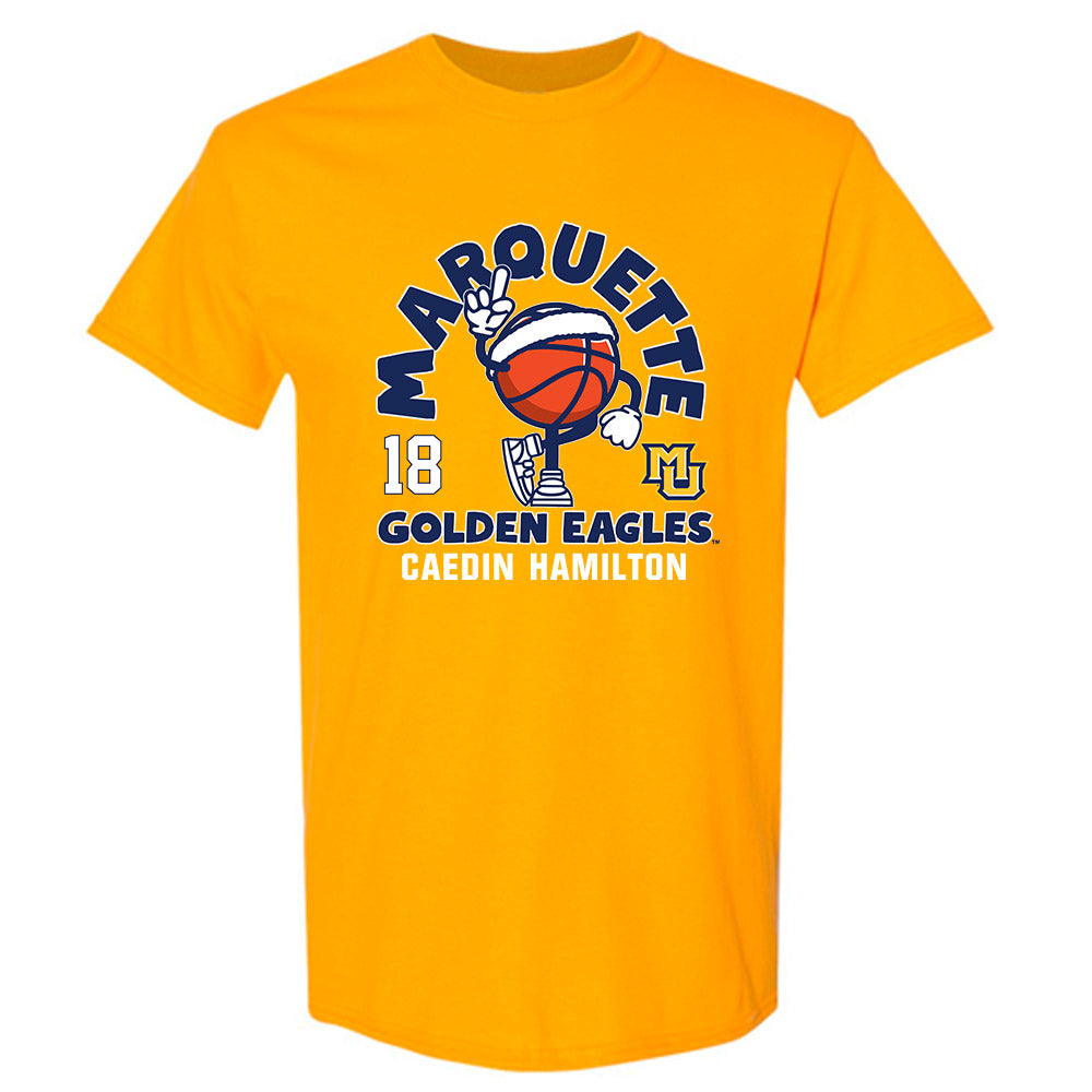 Marquette - NCAA Men's Basketball : Caedin Hamilton - Fashion Shersey T-Shirt-0