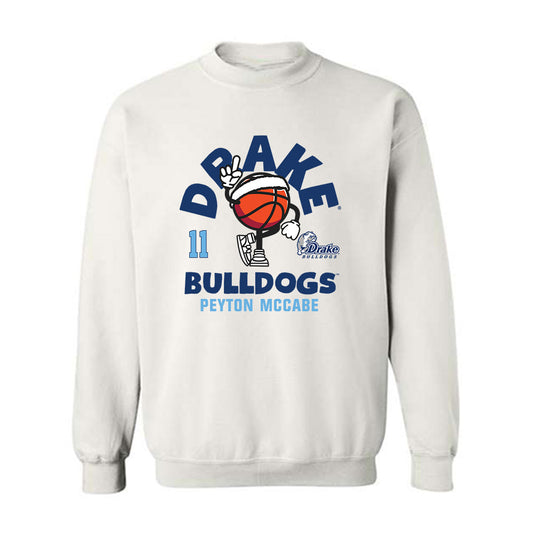 Drake - NCAA Women's Basketball : Peyton McCabe - Fashion Shersey Crewneck Sweatshirt-0