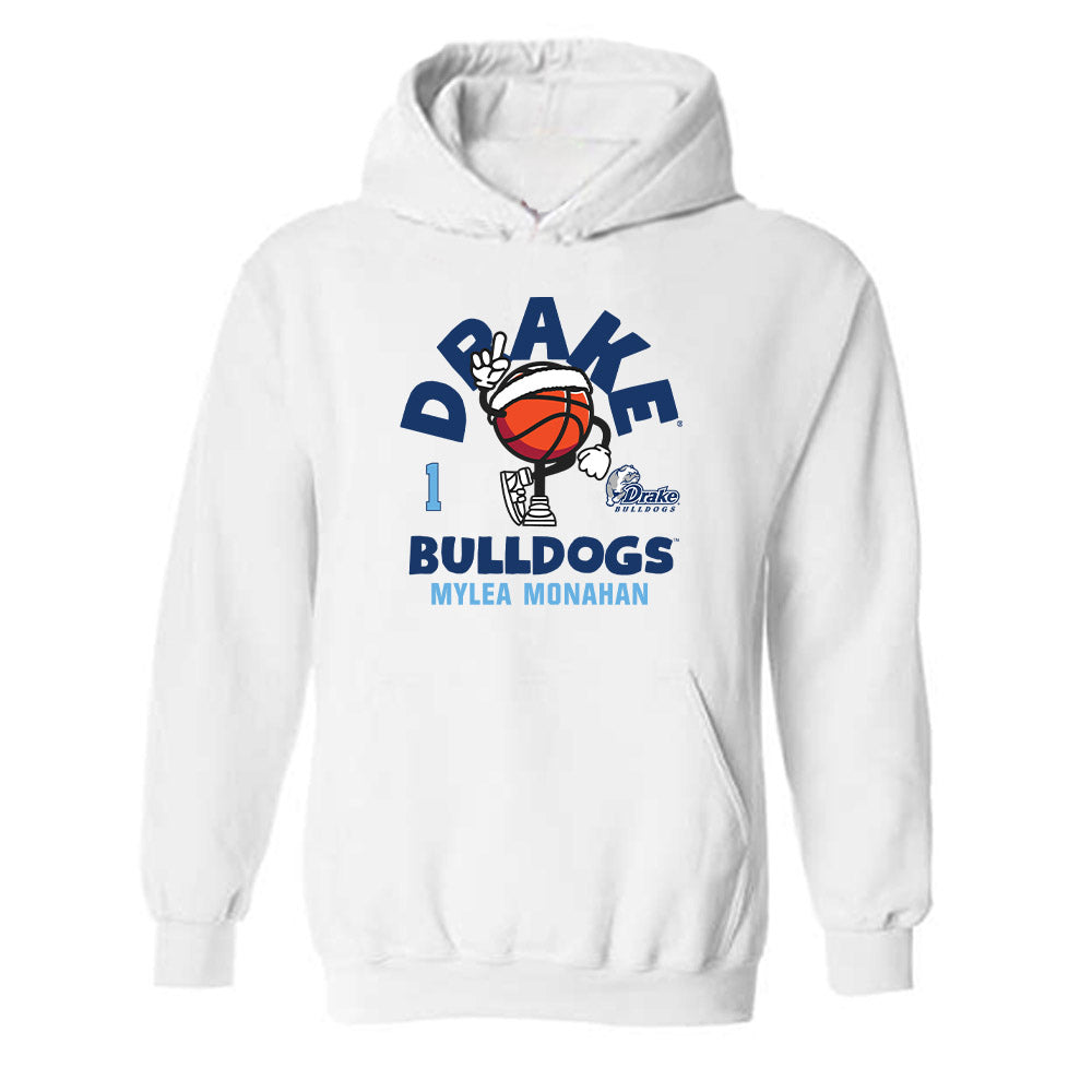 Drake - NCAA Women's Basketball : Mylea Monahan - Fashion Shersey Hooded Sweatshirt-0
