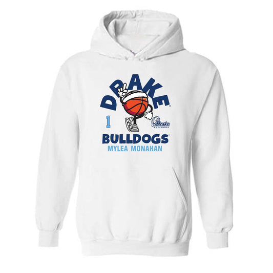 Drake - NCAA Women's Basketball : Mylea Monahan - Fashion Shersey Hooded Sweatshirt-0