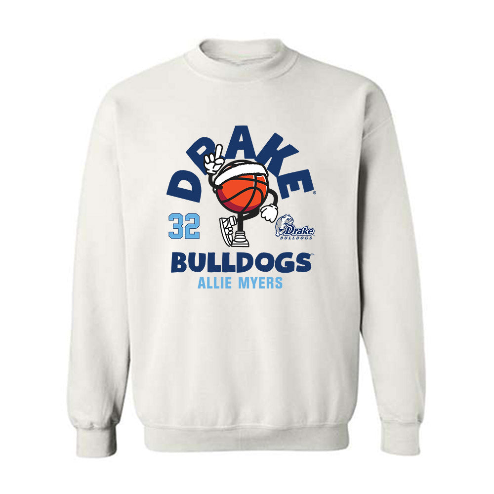 Drake - NCAA Women's Basketball : Allie Myers - Fashion Shersey Crewneck Sweatshirt-0