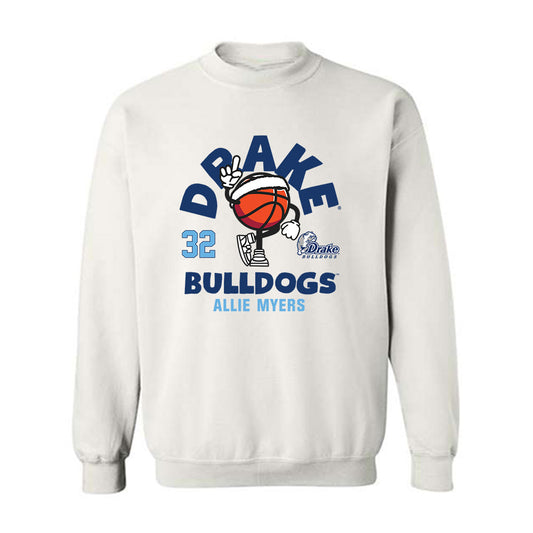 Drake - NCAA Women's Basketball : Allie Myers - Fashion Shersey Crewneck Sweatshirt-0