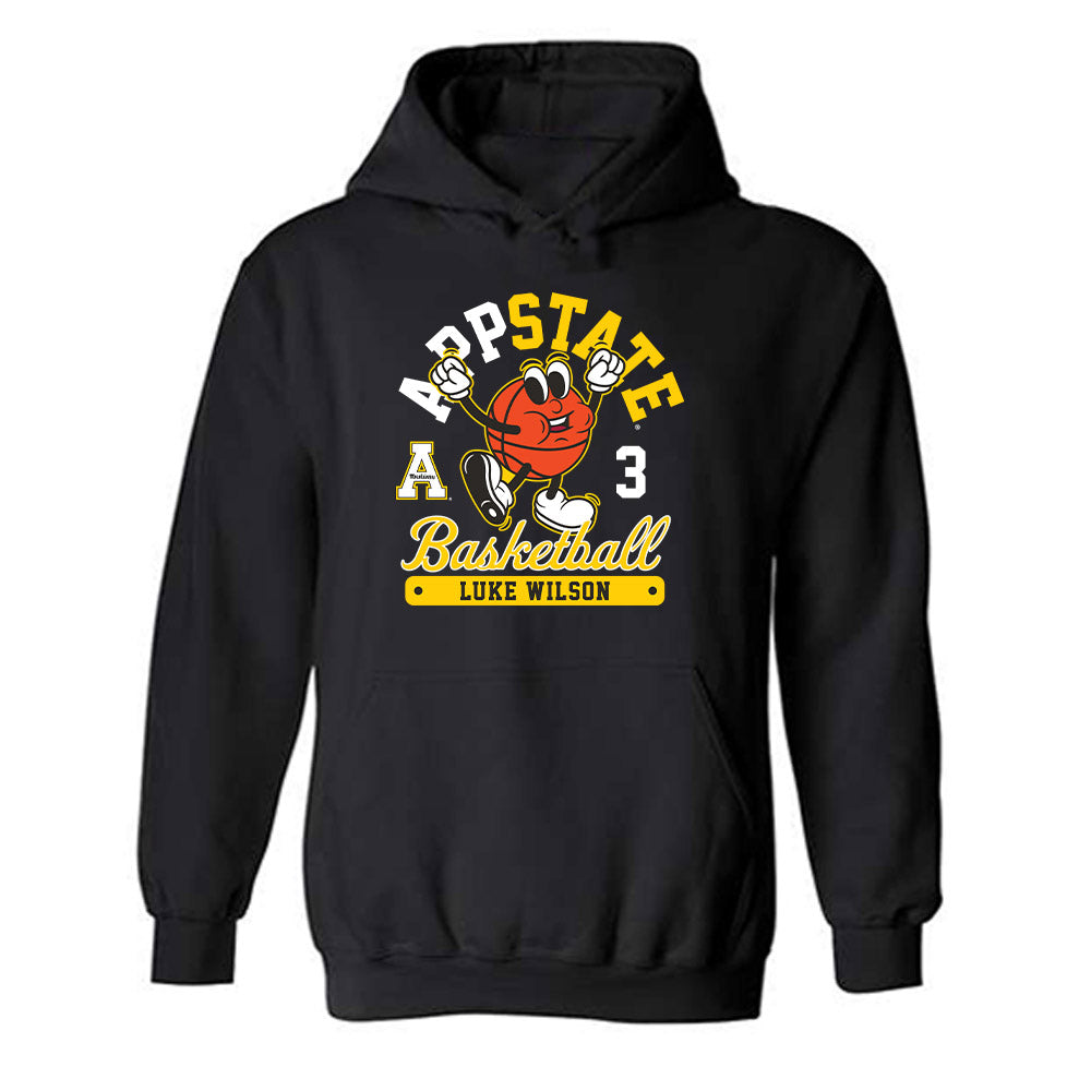 App State - NCAA Men's Basketball : Luke Wilson - Fashion Shersey Hooded Sweatshirt-0
