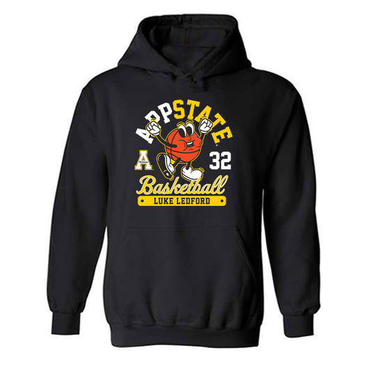 App State - NCAA Men's Basketball : Luke Ledford - Fashion Shersey Hooded Sweatshirt-0
