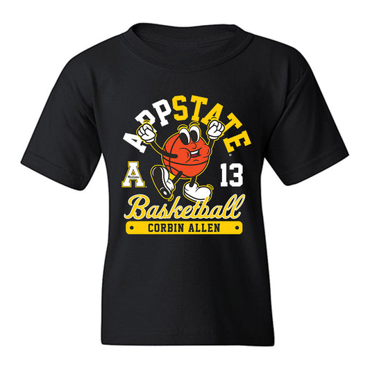 App State - NCAA Men's Basketball : Corbin Allen - Fashion Shersey Youth T-Shirt-0