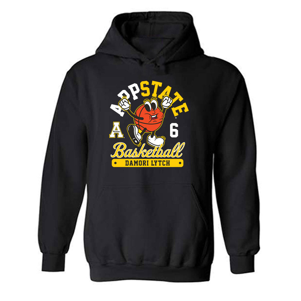App State - NCAA Men's Basketball : Damori Lytch - Fashion Shersey Hooded Sweatshirt-0