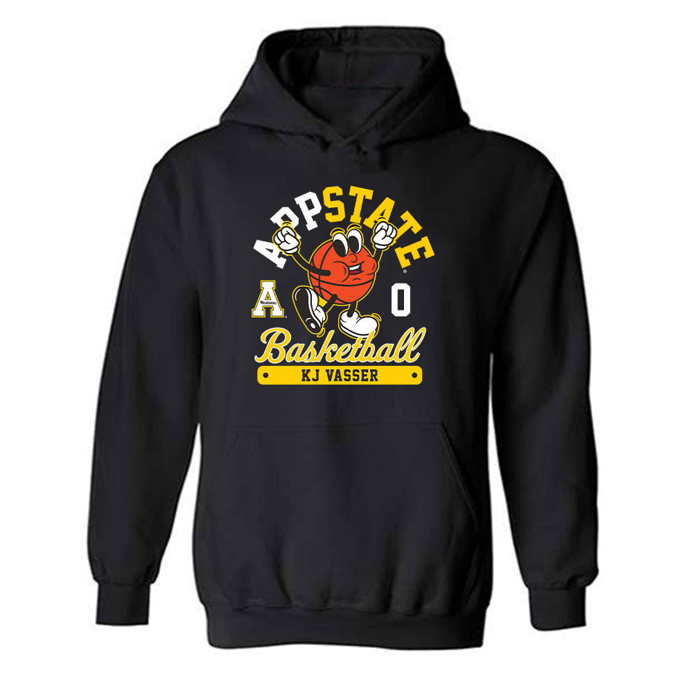 App State - NCAA Men's Basketball : KJ Vasser - Fashion Shersey Hooded Sweatshirt-0