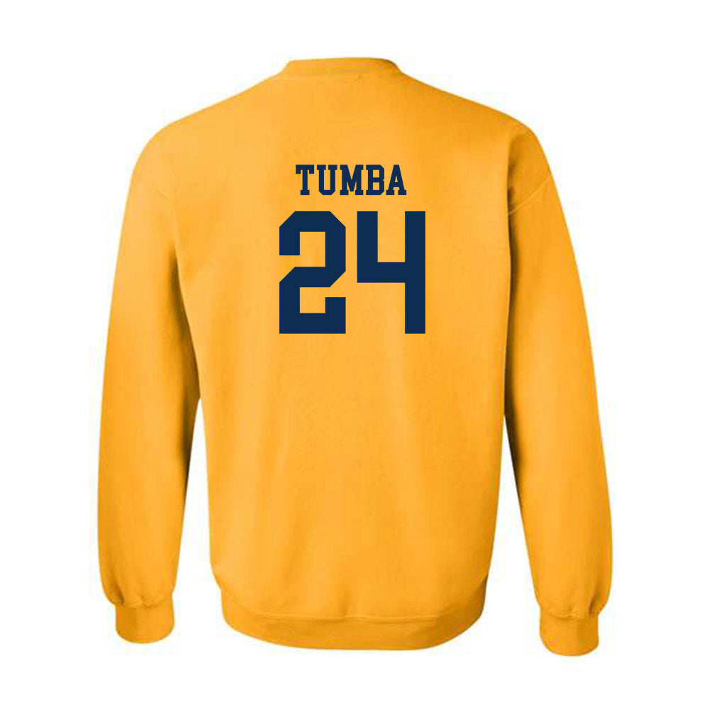 West Virginia - NCAA Women's Basketball : Divine Tumba - Fashion Shersey Crewneck Sweatshirt-1