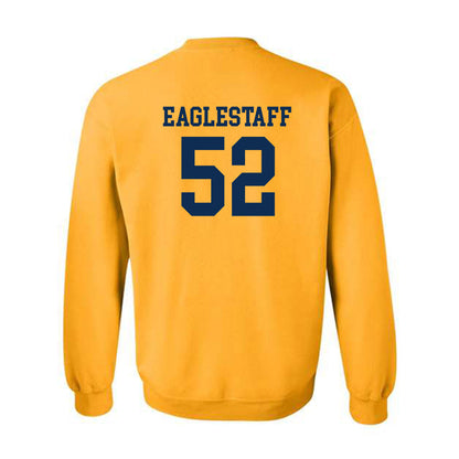 West Virginia - NCAA Men's Basketball : Treysen Eaglestaff - Fashion Shersey Crewneck Sweatshirt-1