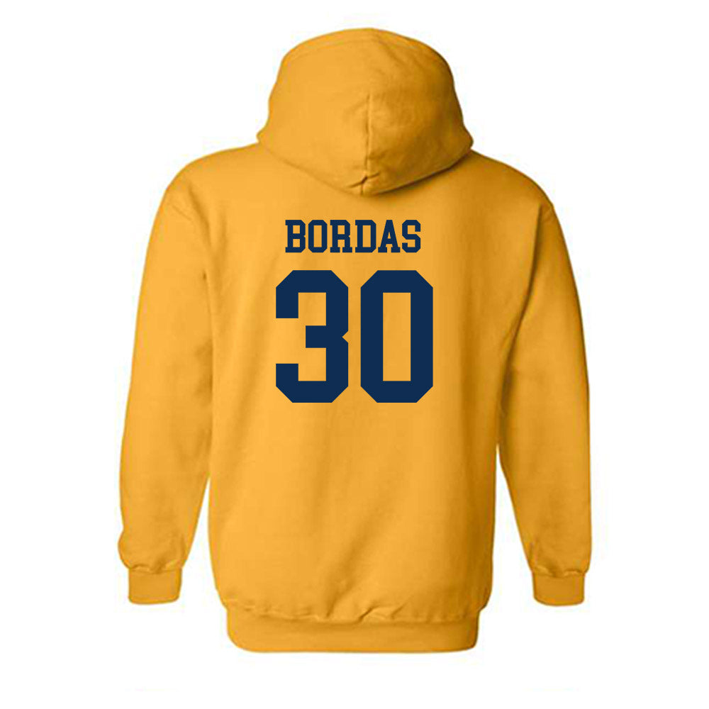 West Virginia - NCAA Women's Basketball : Alexis Bordas - Fashion Shersey Hooded Sweatshirt-1