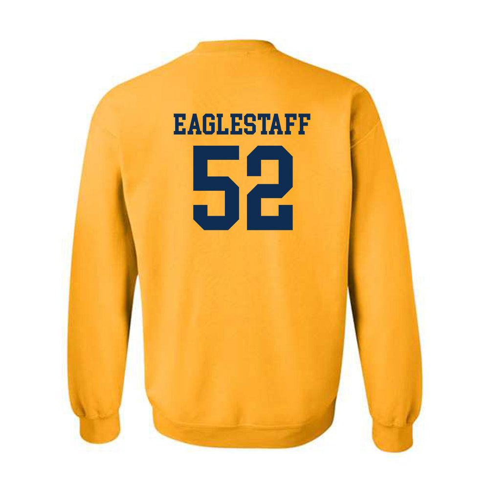 West Virginia - NCAA Men's Basketball : Treysen Eaglestaff - Fashion Shersey Crewneck Sweatshirt-1