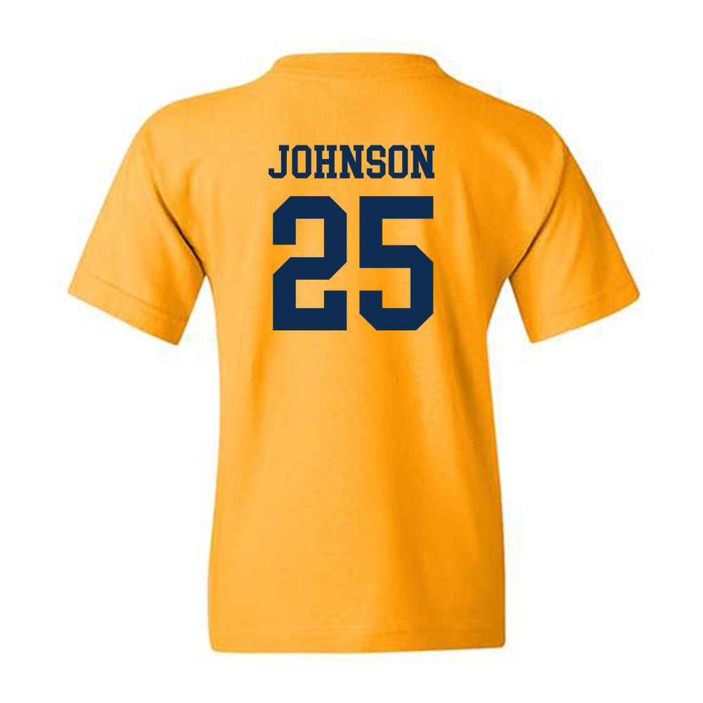 West Virginia - NCAA Women's Basketball : Loghan Johnson - Fashion Shersey Youth T-Shirt-1