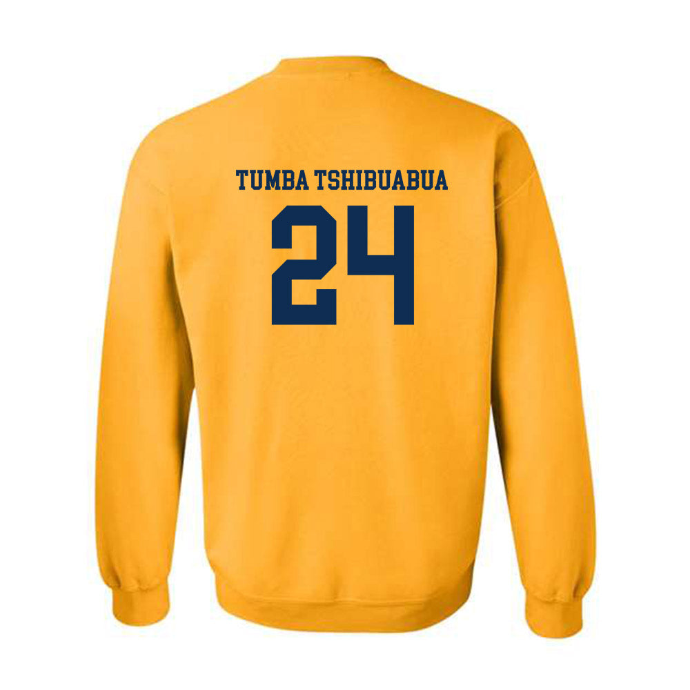 West Virginia - NCAA Women's Basketball : Divine Tumba Tshibuabua - Fashion Shersey Crewneck Sweatshirt-1