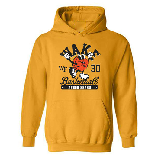 Wake Forest - NCAA Men's Basketball : Anson Beard - Fashion Shersey Hooded Sweatshirt-0