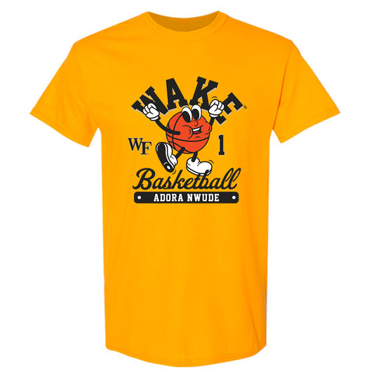 Wake Forest - NCAA Women's Basketball : Adora Nwude - Fashion Shersey T-Shirt-0
