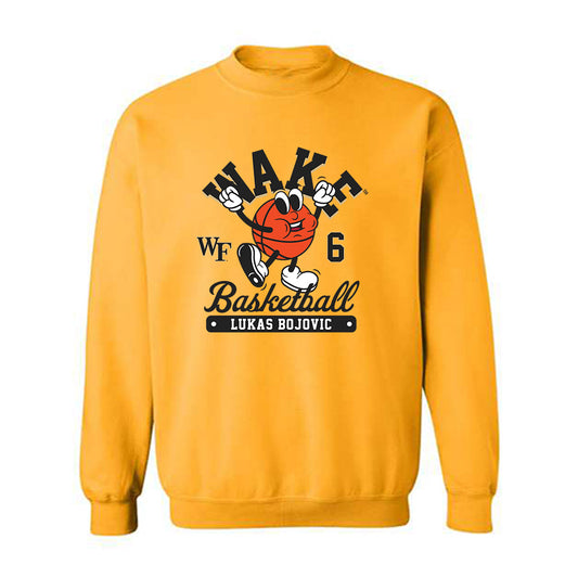 Wake Forest - NCAA Men's Basketball : Lukas Bojovic - Fashion Shersey Crewneck Sweatshirt-0