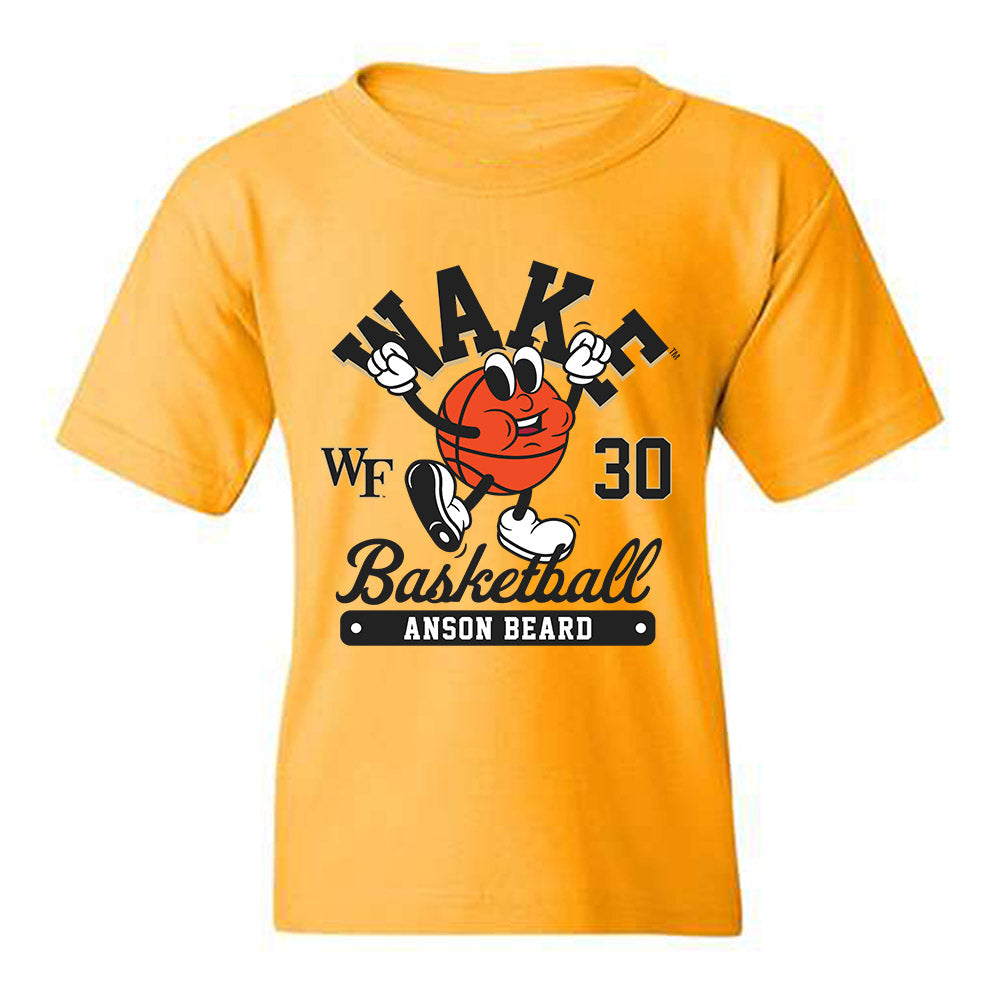 Wake Forest - NCAA Men's Basketball : Anson Beard - Fashion Shersey Youth T-Shirt-0