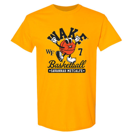 Wake Forest - NCAA Women's Basketball : Savannah Metcalfe - Fashion Shersey T-Shirt-0