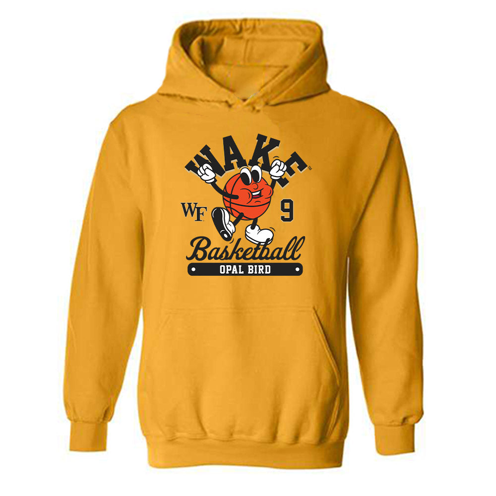 Wake Forest - NCAA Women's Basketball : Opal Bird - Fashion Shersey Hooded Sweatshirt-0