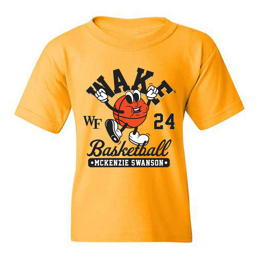 Wake Forest - NCAA Women's Basketball : Mckenzie Swanson - Fashion Shersey Youth T-Shirt-0