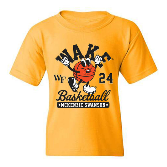 Wake Forest - NCAA Women's Basketball : Mckenzie Swanson - Fashion Shersey Youth T-Shirt-0