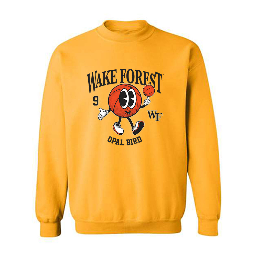 Wake Forest - NCAA Women's Basketball : Opal Bird - Fashion Shersey Crewneck Sweatshirt-0