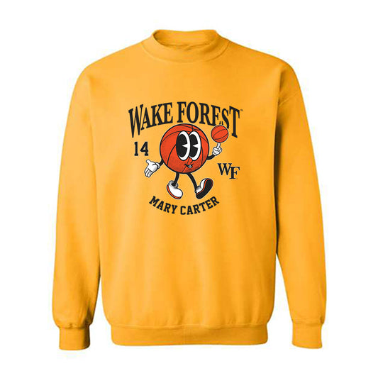 Wake Forest - NCAA Women's Basketball : Mary Carter - Fashion Shersey Crewneck Sweatshirt-0